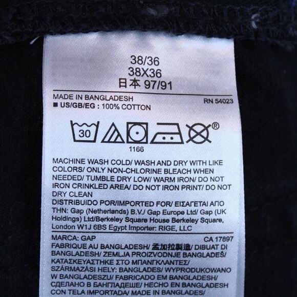 GAP 1969 Straight Leg Jeans Men's Tall Size 38W x 36L - Picture 12 of 12